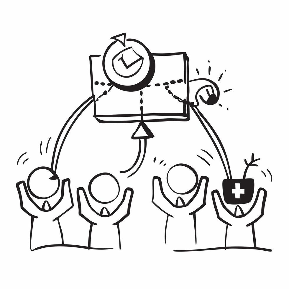 Teamwork icon with copy space for business presentations concept as A modern teamwork icon design with generous copy space perfect for enhancing business presentations and slidesho Dynamic Set 2 vector