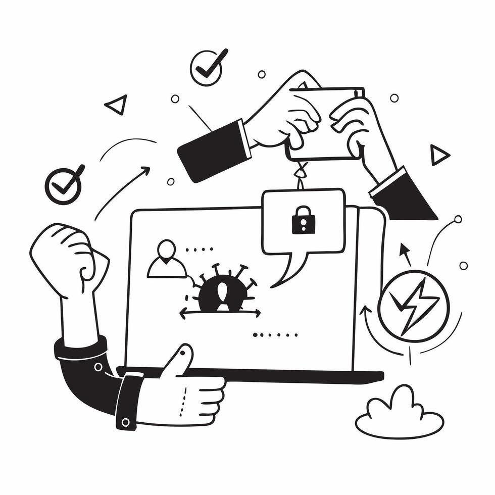 Team responding to a cybersecurity breach concept as High resolution image of a team responding to a cybersecurity breach with a panicked atmosphere emphasizing the urgency and cri Dynamic Set 2 vector