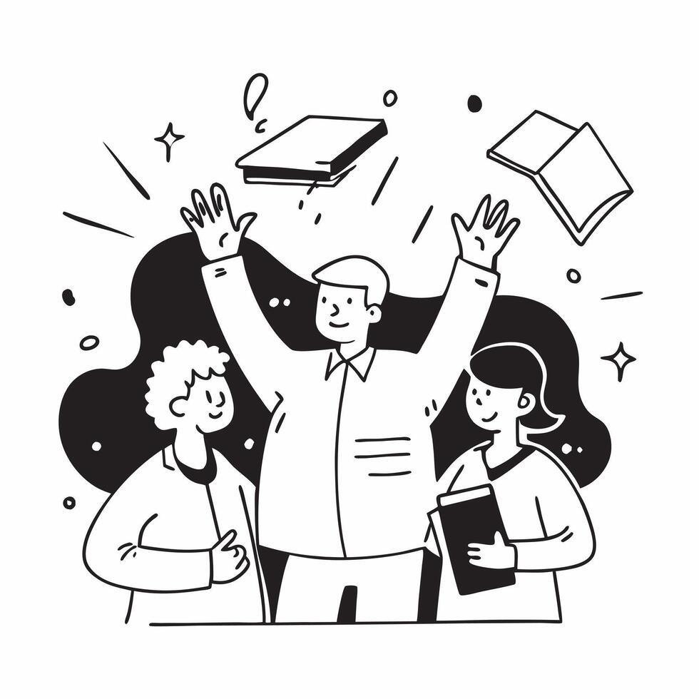 Teachers welcoming students back concept as High resolution image of teachers welcoming students back to school with a glossy backdrop showcasing the excitement and readiness for t Dynamic Set 2 vector