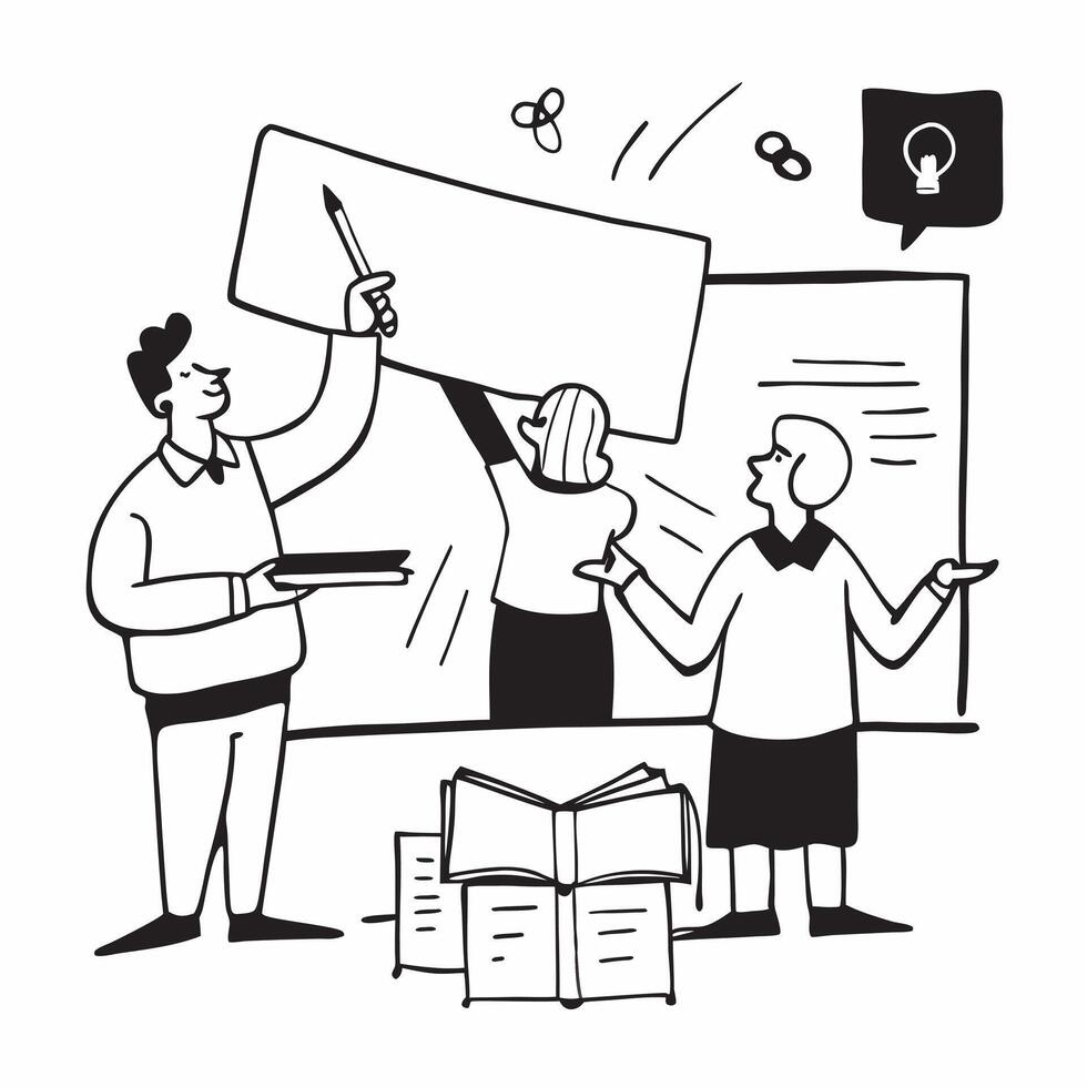 Teachers preparing classroom concept as High resolution image of teachers preparing the classroom for the new school year with a glossy backdrop showcasing their dedication and ent Dynamic vector