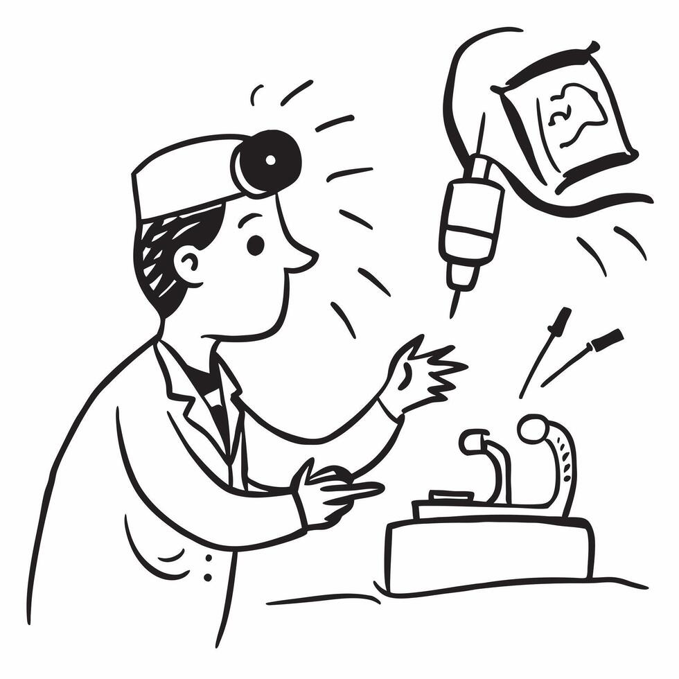 Surgeon performing surgery in an operating room concept as A surgeon performs surgery in an operating room showcasing precision and expertise Ideal for surgical and healthcare ads Dynamic vector