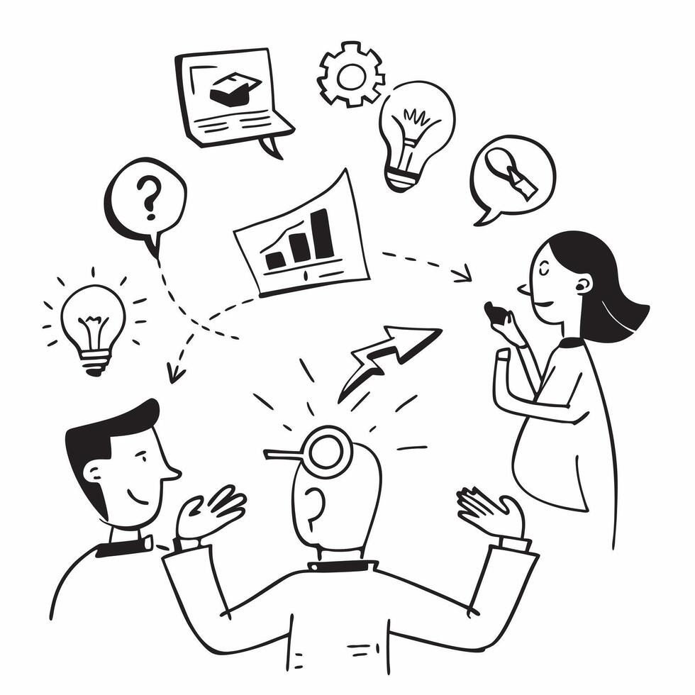 Students participating in a debate concept as High resolution image of students participating in a debate with a glossy backdrop highlighting critical thinking and growth mindset i Dynamic vector