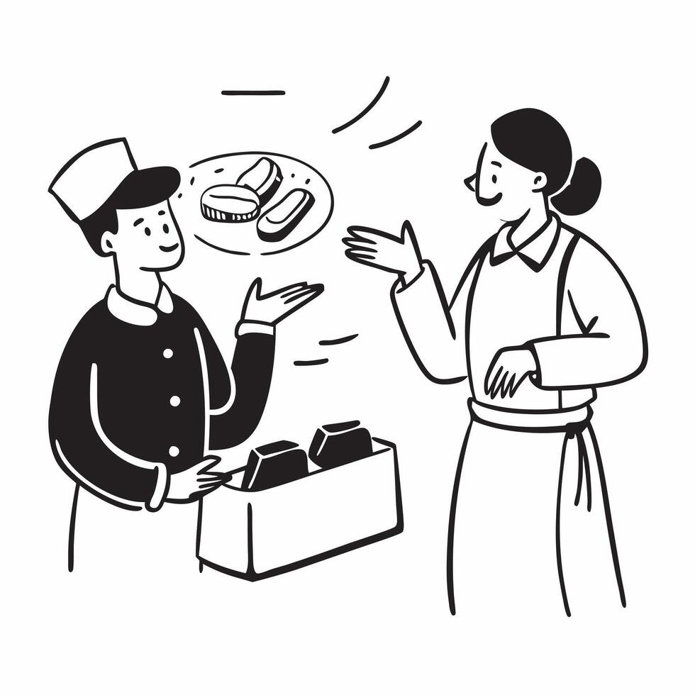 Street food tour guide concept as High resolution image of a street food tour guide explaining dishes to tourists with a glossy backdrop emphasizing the educational aspect of stree Dynamic vector