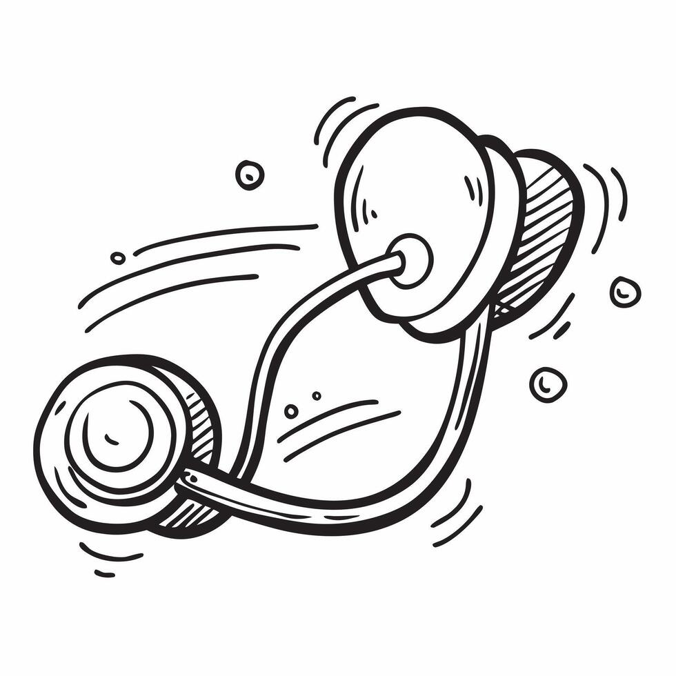 Stethoscope icon with copy space on a blue background concept as A image of a stethoscope icon with ample copy space on a blue background perfect for medical and healthcare Dynamic Set 2 vector