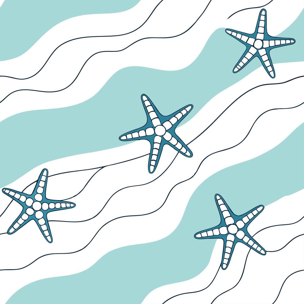 Soft sand and turquoise water seamless tile pattern perfect for beach inspired decor concept as Soft sand meeting turquoise water creates a serene seamless beach tile pattern full Dynamic vector