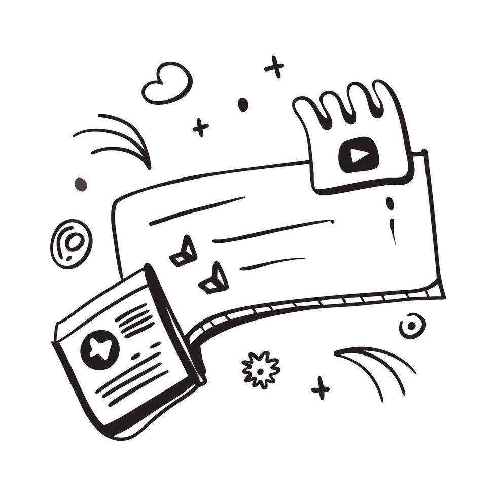 Social media icon with ample space for text and graphics concept as An iconographic social media design offering ample space for both text and graphics perfect for illustrating com Dynamic vector