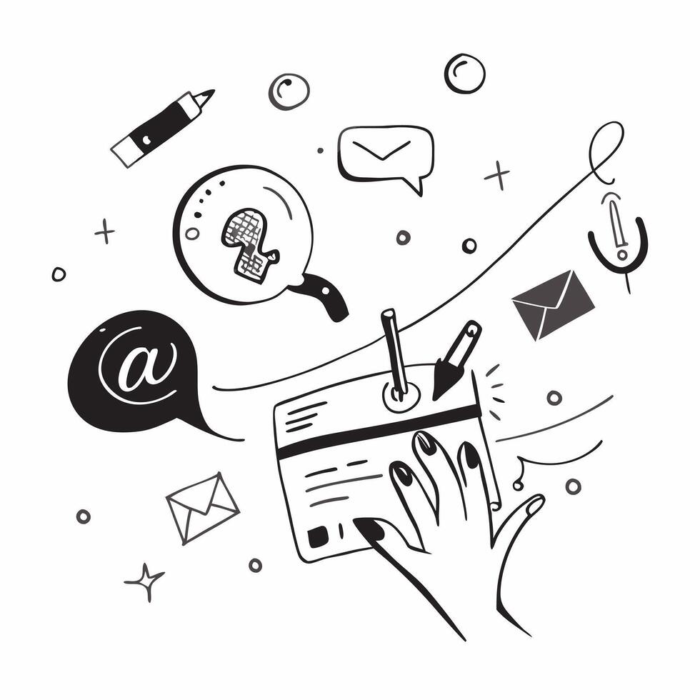 Social media illustration with space for text and graphics concept as An illustrative social media design featuring ample space for both text and graphics perfect for illustrating Dynamic vector