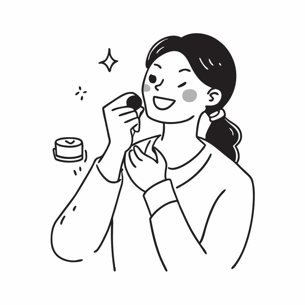 Skincare ambassador promoting a mockup lip balm concept as A skincare ambassador promotes a mockup lip balm focusing on hydration and protection Perfect for skincare and cosmetic Dynamic vector