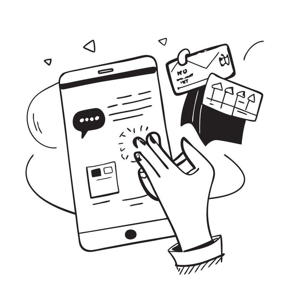 Shopper using a quarterly sale app concept as High resolution image of a shopper using a quarterly sale app with a glossy backdrop highlighting the convenience and efficiency of fi Dynamic Set 4 vector