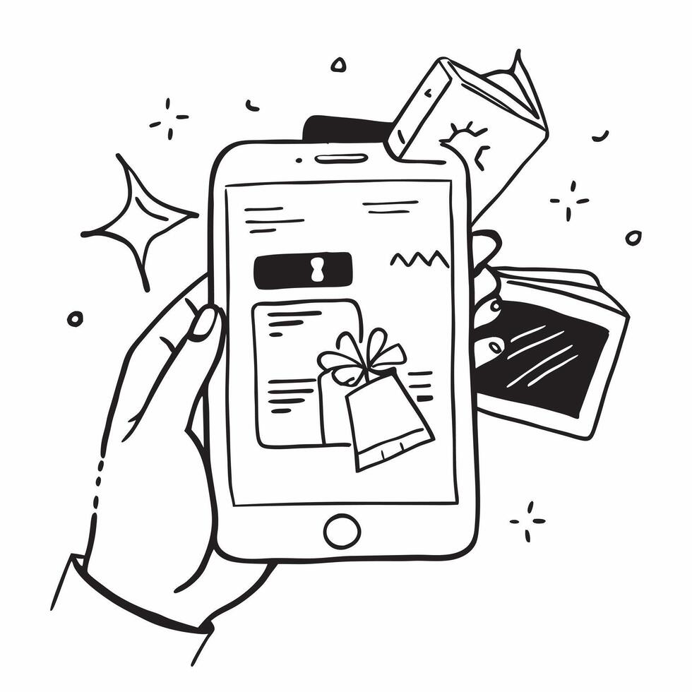 Shopper using a summer sale app concept as High resolution image of a shopper using a summer sale app with a glossy backdrop highlighting the convenience and efficiency of finding Dynamic vector
