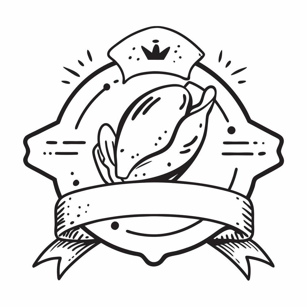 Seafood sustainability certification label concept as High resolution image of a seafood sustainability certification label with a glossy backdrop highlighting the importance of ce Dynamic vector