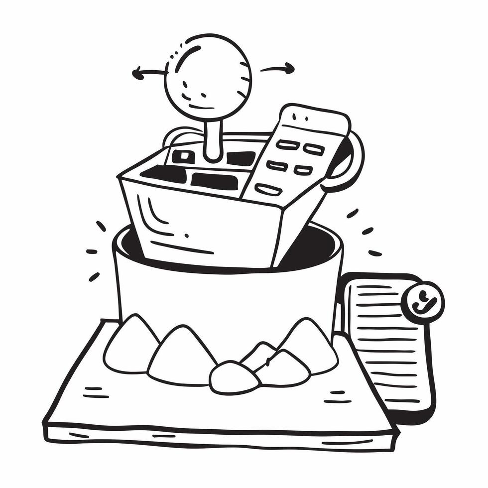 Sandbox symbol with copy space for strategic planning concept as A strategic planning oriented sandbox symbol with ample copy space ideal for visualizing long term goals objectives Dynamic vector