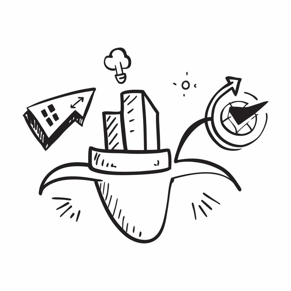 Safety symbol with copy space for strategic planning concept as A strategic planning oriented safety symbol with ample copy space ideal for visualizing long term goals objectives a Dynamic vector