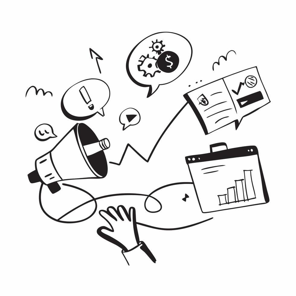 Promotion illustration with copy space for business reports concept as A visually appealing promotion illustration with copy space designed to enhance business reports and presenta Dynamic vector