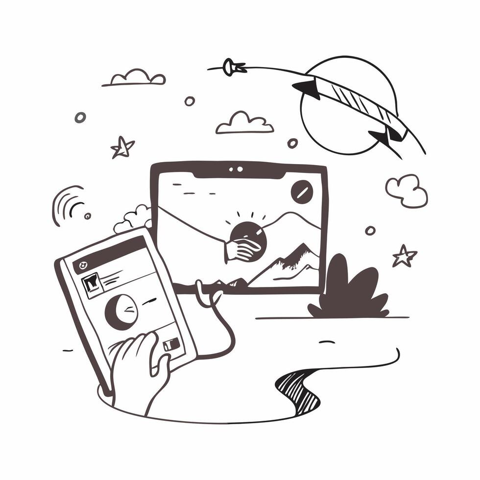 Professional working remotely at a beach concept as High resolution image of a professional working remotely at a beach capturing the freedom and balance between work and leisure Dynamic vector