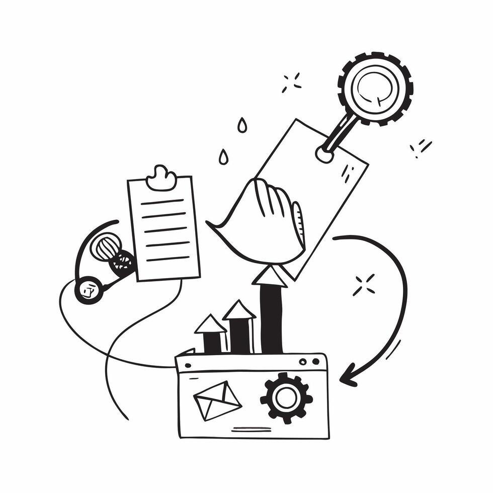 Production illustration with copy space for business reports concept as A visually appealing production illustration with copy space designed to enhance business reports and presen Dynamic vector