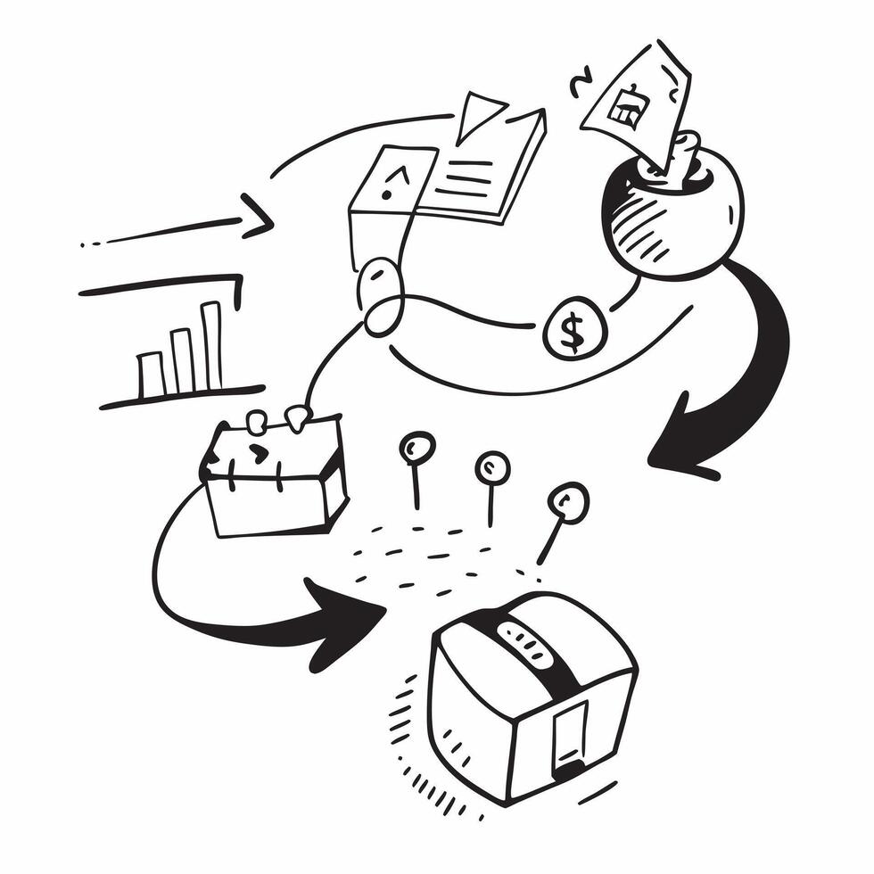Process improvement illustration with copy space for business reports concept as A visually appealing process improvement illustration with copy space designed to enhance business Dynamic vector