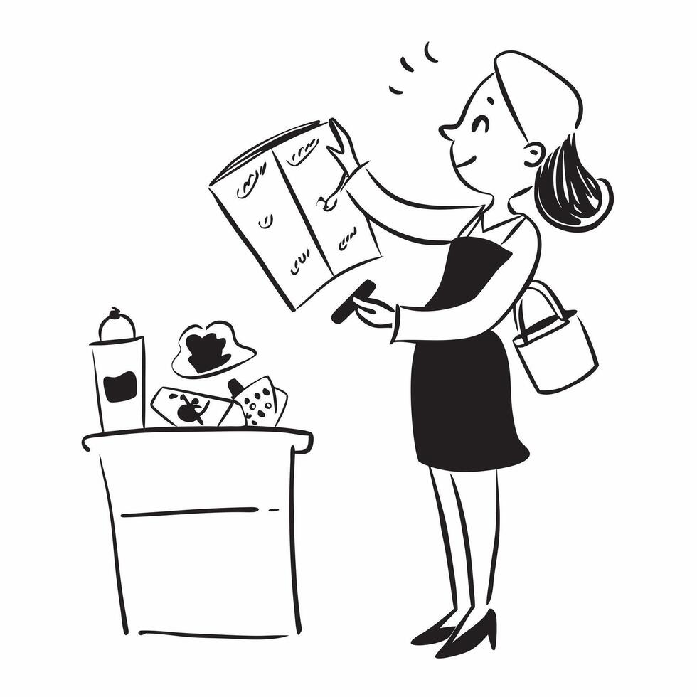 Pregnant woman shopping for baby items concept as High resolution image of a pregnant woman shopping for baby items with a glossy backdrop capturing the excitement and preparation Dynamic vector