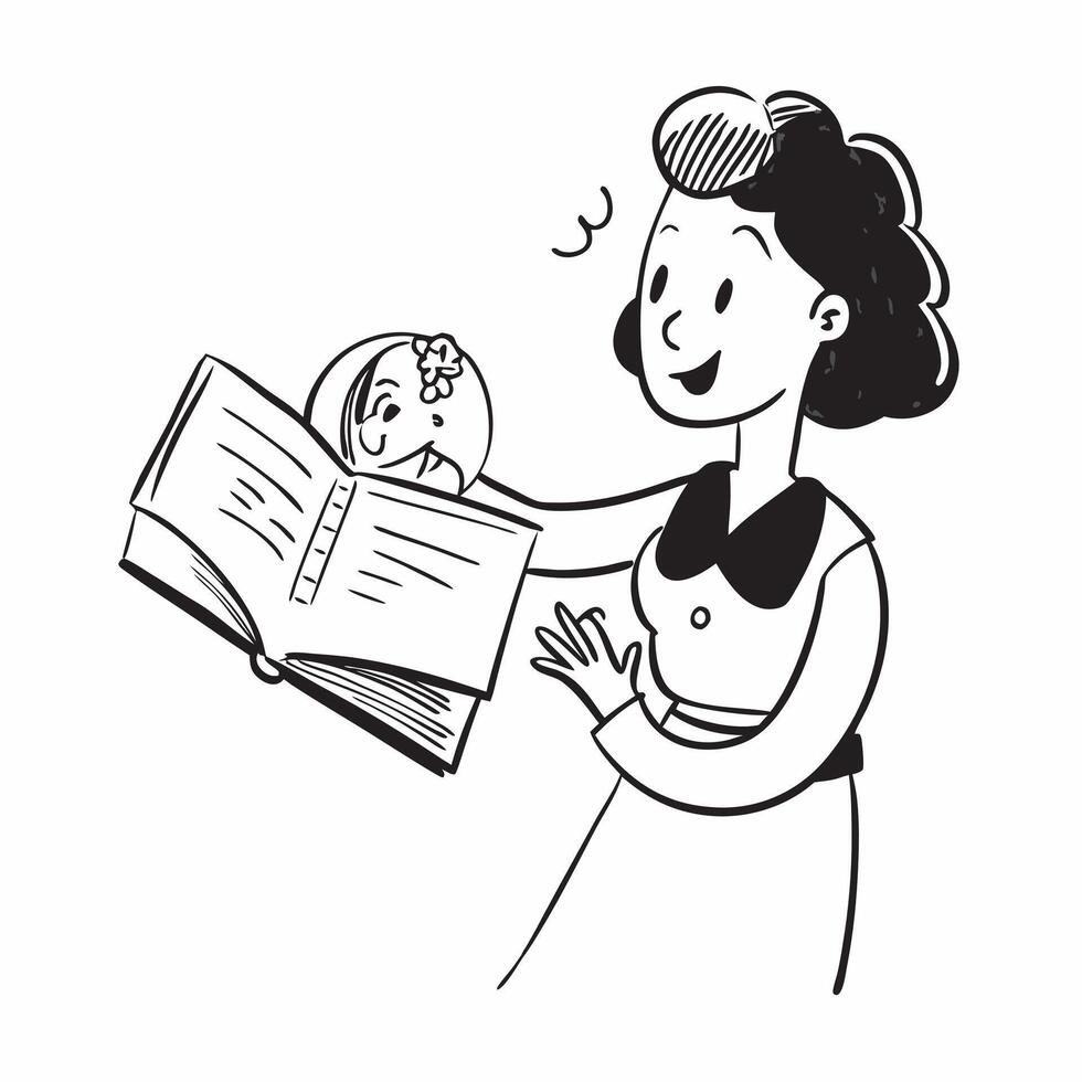 Pregnant woman reading baby book concept as High resolution image of a pregnant woman reading a baby book with a glossy backdrop showcasing the preparation and excitement of expect Dynamic vector