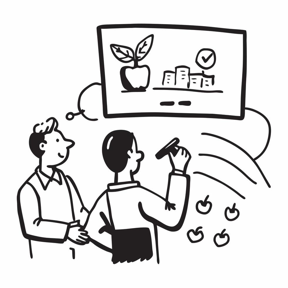 Organic farm education concept as High resolution image of an organic farm education session with a glossy backdrop highlighting the importance of teaching sustainable farming prac Dynamic vector