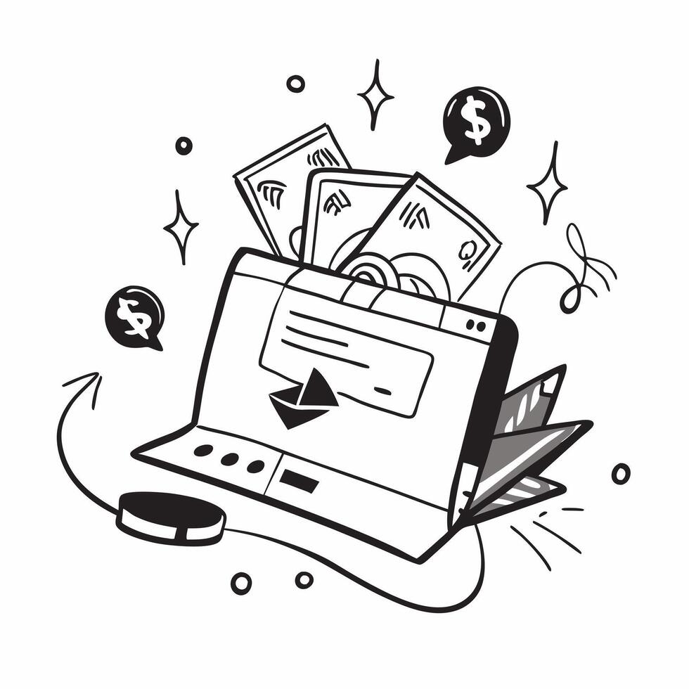 Online quarterly sale shopping concept as High resolution image of online quarterly sale shopping with a glossy backdrop showcasing the convenience and excitement of finding deals Dynamic Set 2 vector