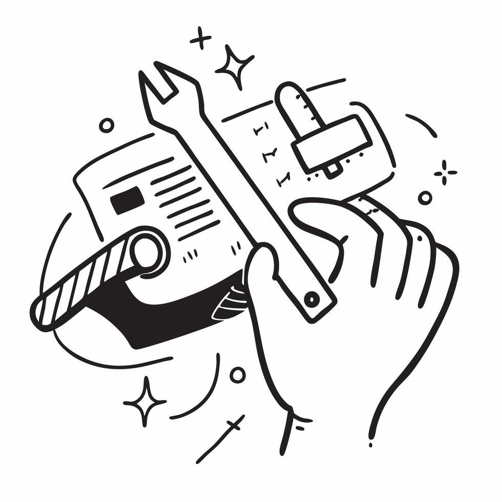 On maintenance illustration with copy space for business reports concept as A visually appealing on maintenance illustration with copy space designed to enhance business reports an Dynamic Set 2 vector