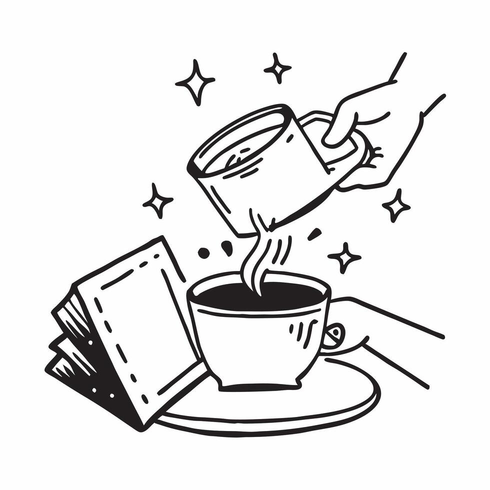 Morning coffee ritual concept as High resolution image of a morning coffee ritual with a glossy backdrop capturing the daily routine and enjoyment of starting the day with a fresh Dynamic vector