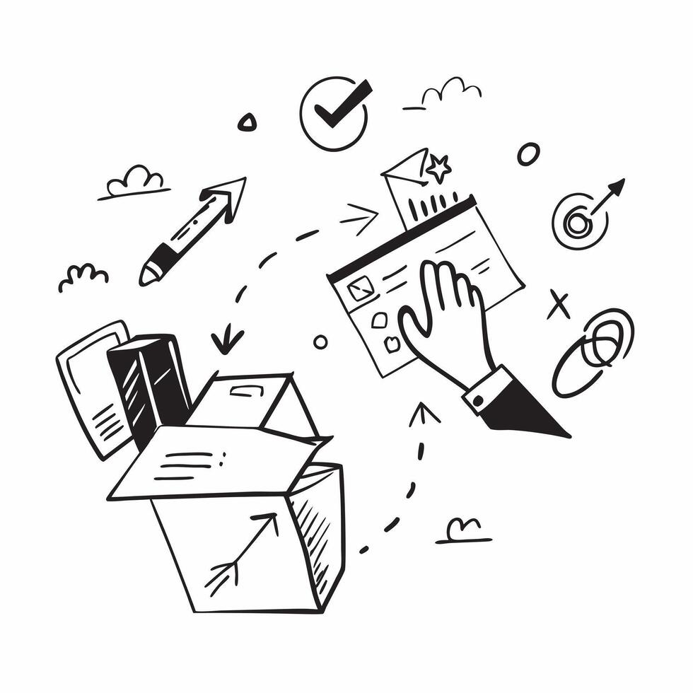 Modern trade illustration with copy space for business reports concept as A visually appealing modern trade illustration with copy space designed to enhance business reports and pr Dynamic vector