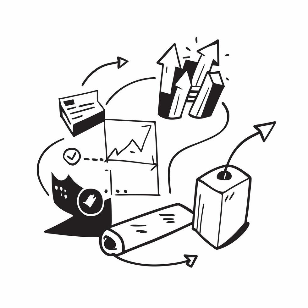 Modern trade icon with copy space for business presentations concept as A modern trade icon design with generous copy space perfect for enhancing business presentations and slidesh Dynamic Set 2 vector
