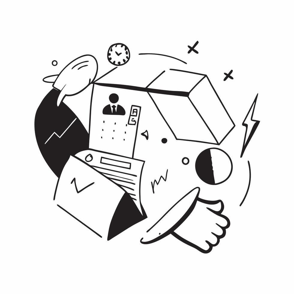Modern trade icon with ample space for text and graphics concept as An iconographic modern trade design offering ample space for both text and graphics perfect for illustrating com Dynamic vector