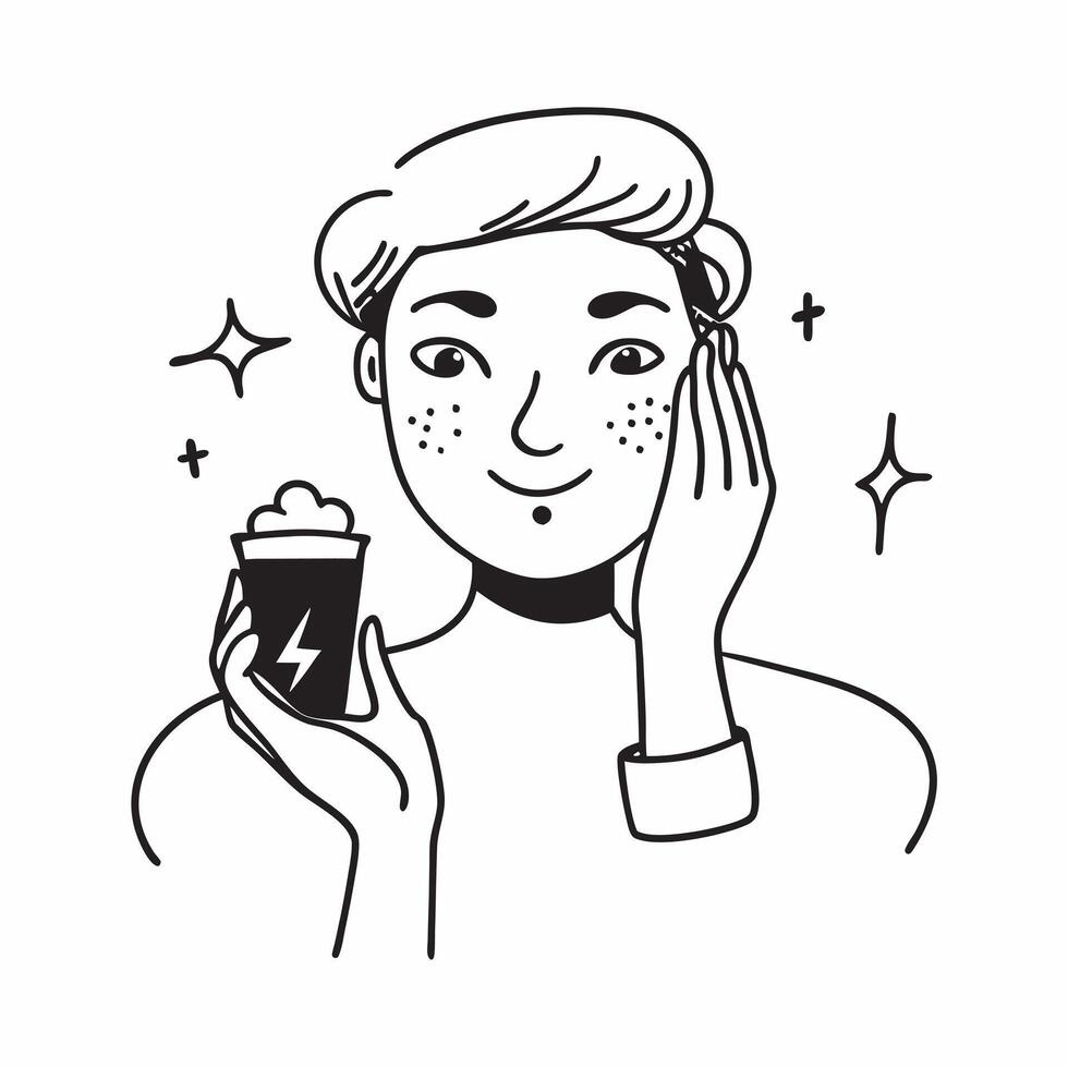 Model promoting a mockup face cream concept as A model promotes a mockup face cream highlighting its hydrating and anti aging properties Perfect for skincare and cosmetic ads in Dynamic vector