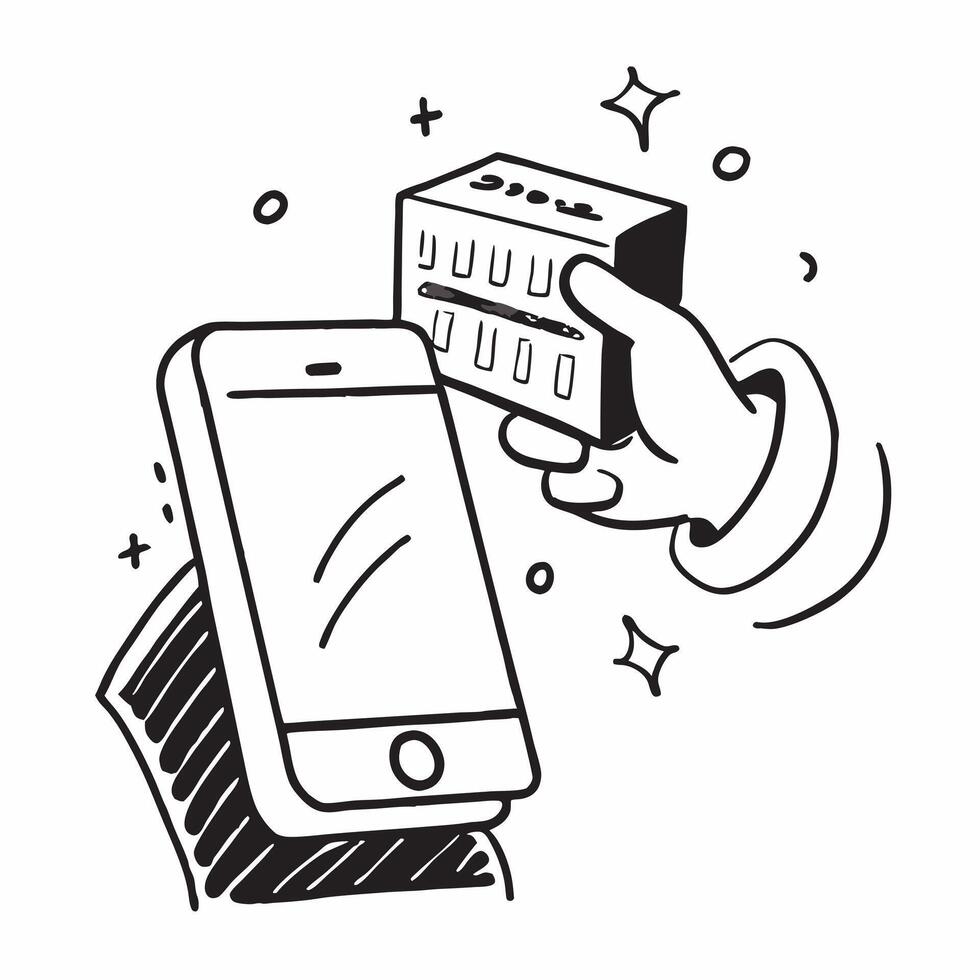 Mobile payment at a bakery concept as High resolution image of mobile payment at a bakery with a glossy backdrop highlighting the modern and efficient transaction process for buyin Dynamic vector