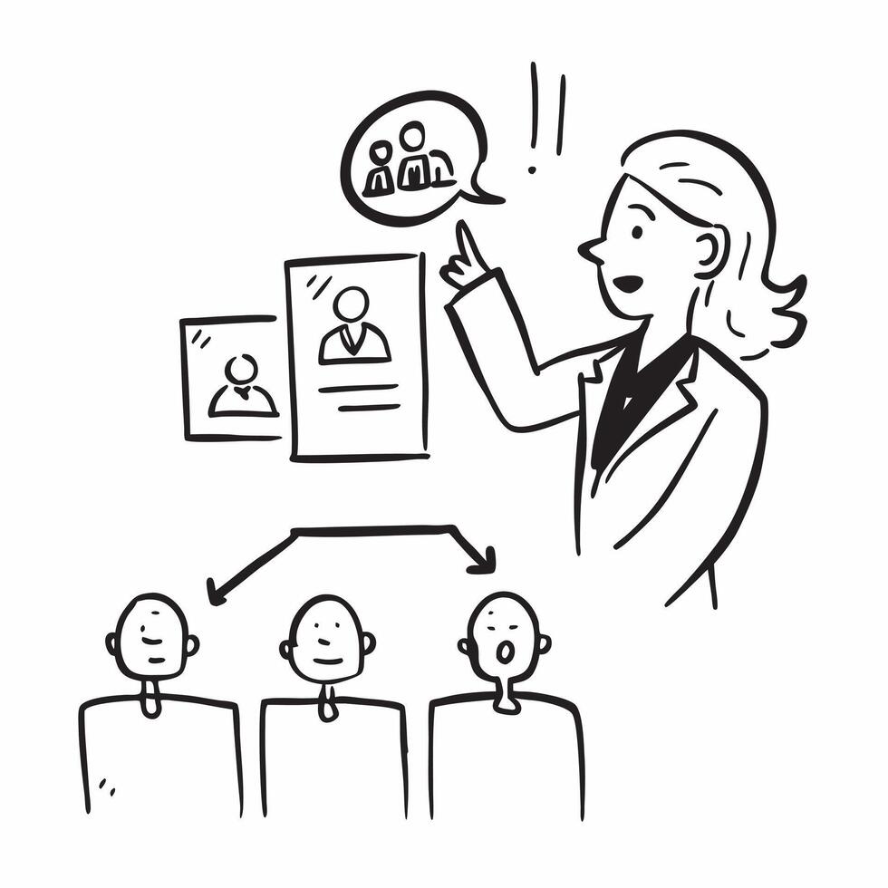 Manager with networking event overlay concept as A managers profile combined with a networking event symbolizing the networking opportunities during a company open house Ideal for Dynamic vector