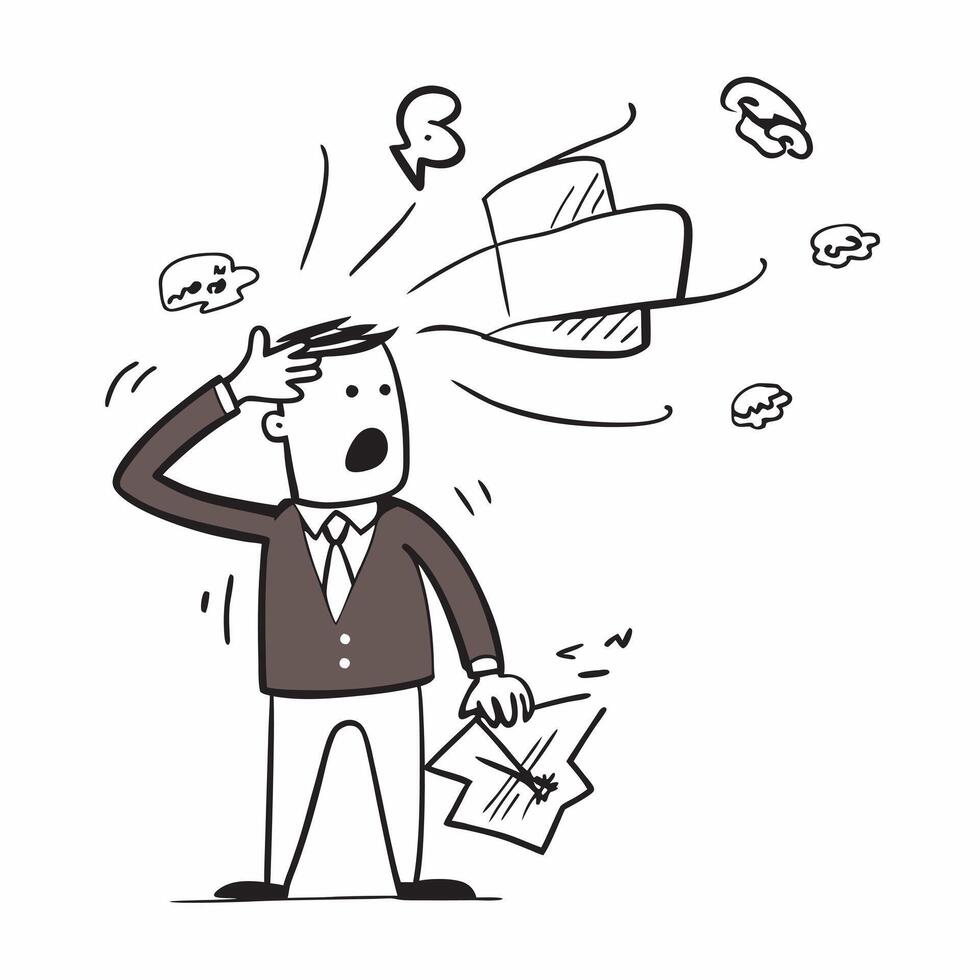 Manager directing crisis communication concept as High resolution image of a manager directing crisis communication with a panicked atmosphere emphasizing the importance of clear m Dynamic Set 2 vector