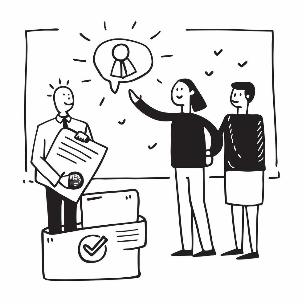 Manager awarding employee of the month concept as High resolution image of a manager awarding an employee of the month showcasing recognition motivation and career success in the w Dynamic vector