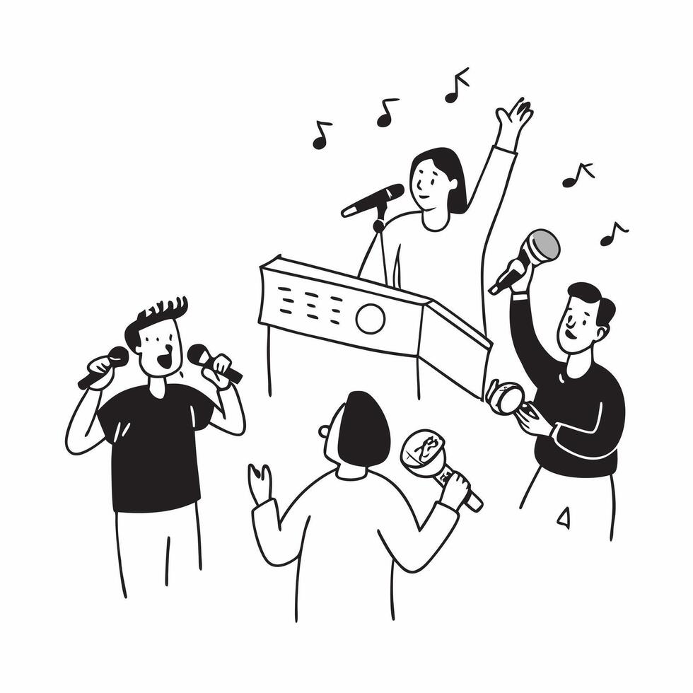 Local artists performing at a festive fundraiser concept as High resolution image of local artists performing at a festive fundraiser to support a fund crisis capturing talent and Dynamic Set 2 vector