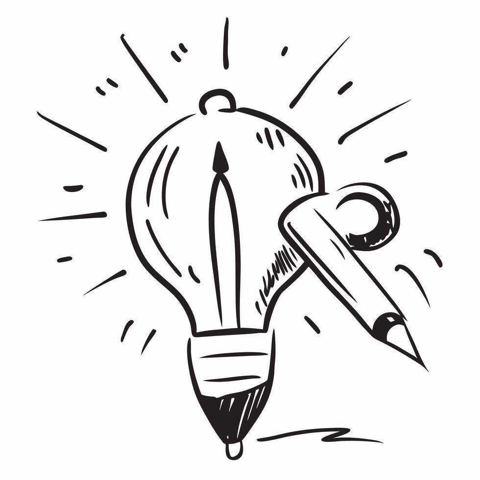 Lightbulb icon with copy space on a white background concept as A image of a lightbulb icon with ample copy space on a white background perfect for showcasing business ideas Dynamic vector