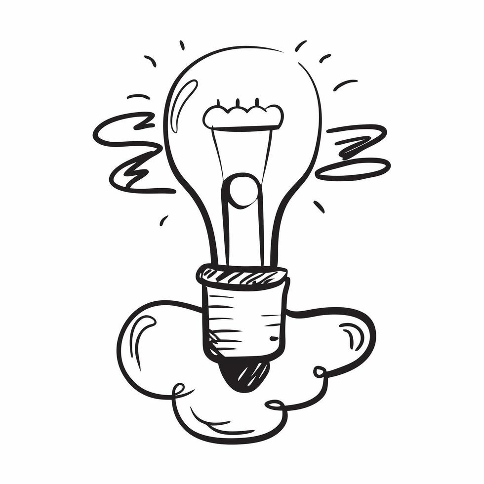 Lightbulb icon with copy space on a gray background concept as A image of a lightbulb icon with generous copy space on a gray background ideal for showcasing ideas and innov Dynamic vector