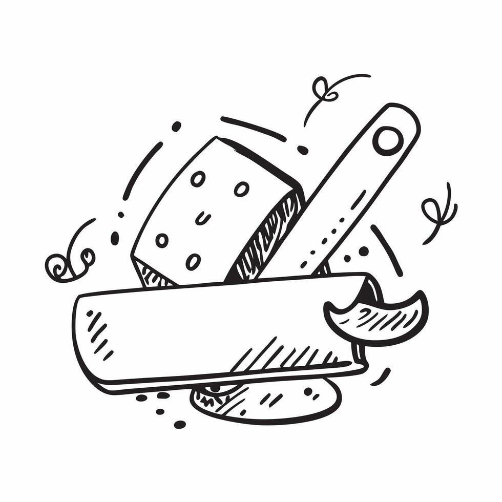 Kitchen knife and cutting board icon with copy space for culinary presentations concept as A visually appealing kitchen knife and cutting board icon with copy space designed to enh Dynamic vector