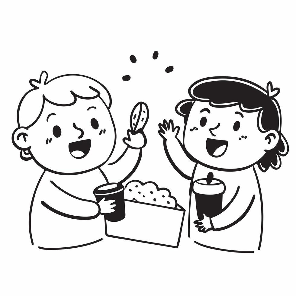 Kids enjoying healthy snacks concept as High resolution image of kids enjoying healthy snacks with a glossy backdrop highlighting the fun and delicious aspect of nutritious snackin Dynamic Set 2 vector