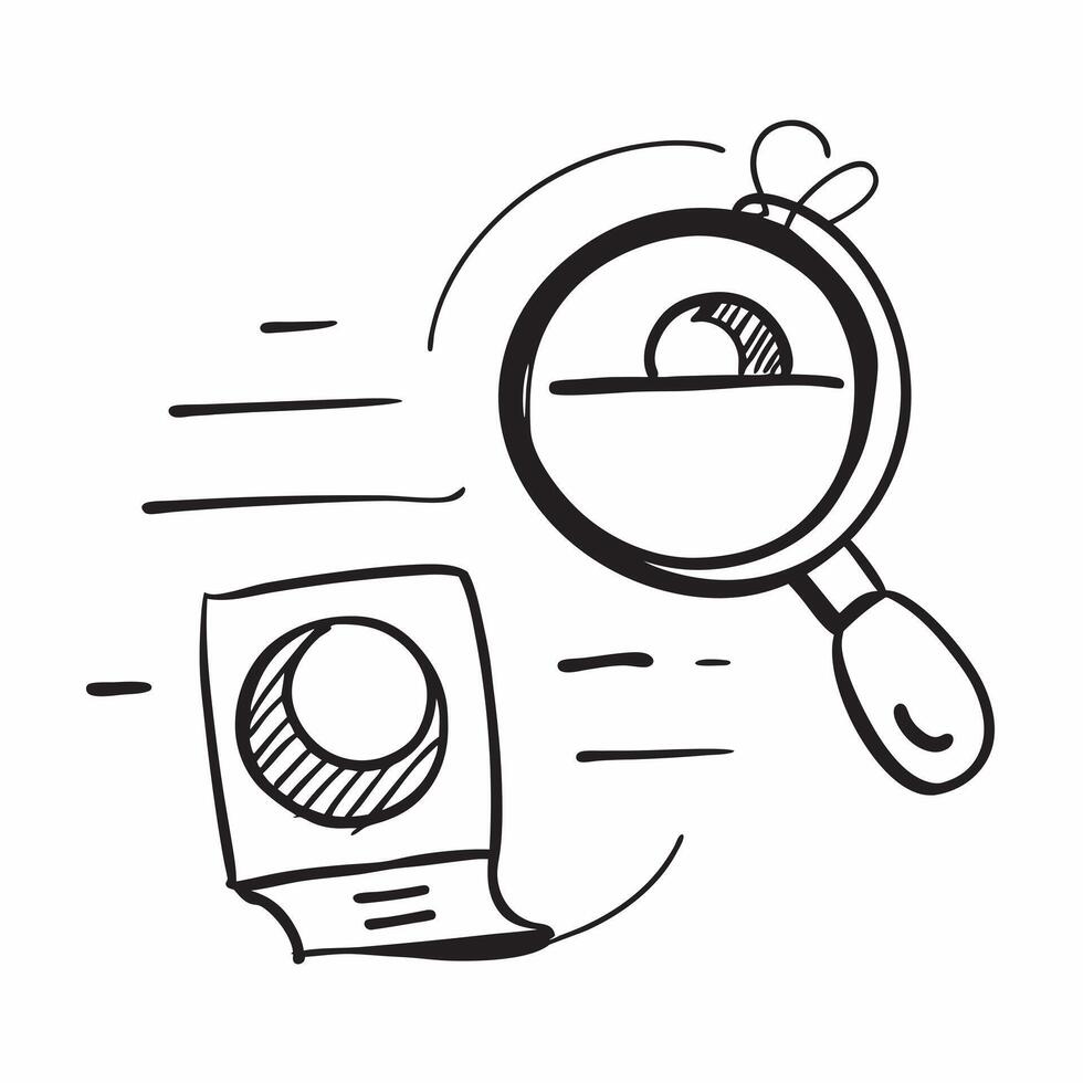 Job search and magnifying glass icon with space for text on a professional background concept as A sleek job search and magnifying glass icon design with ample space for text on a Dynamic Set 2 vector