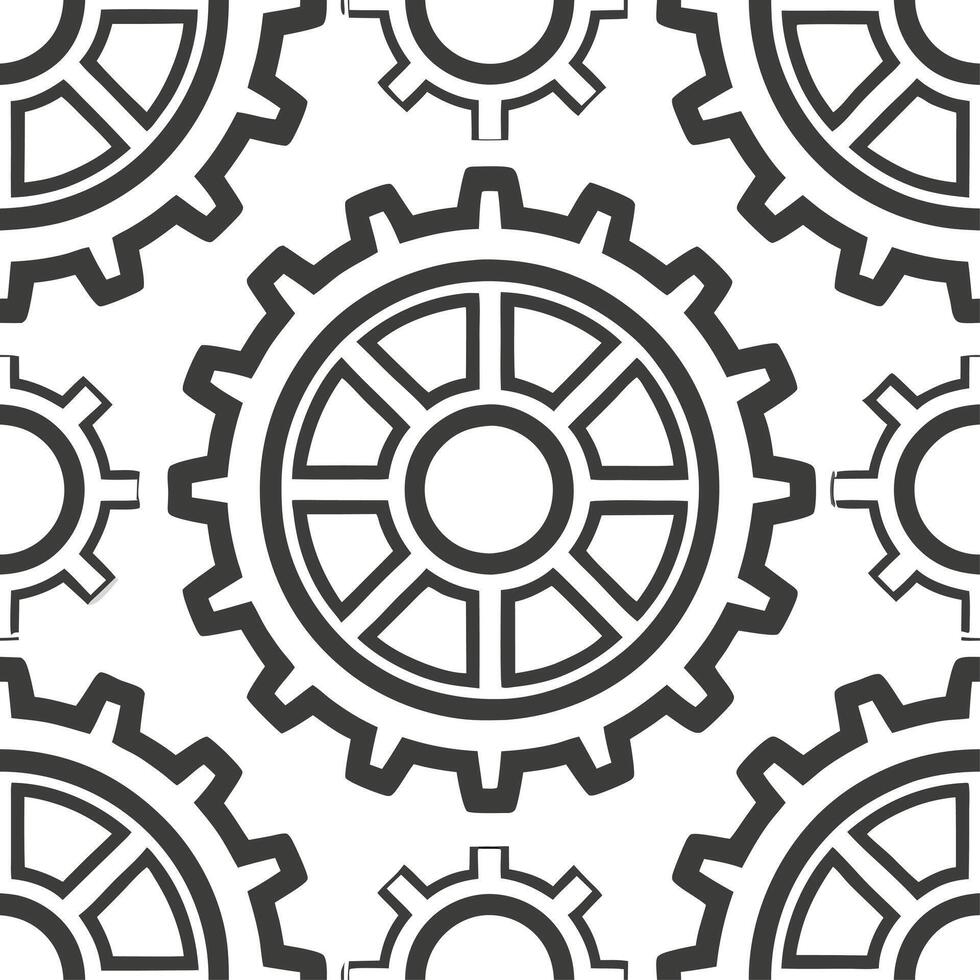 Innovative seamless tile pattern merging complex techno geometrics with structured angular designs and digital elements in isolated whitebalance style concept as Structured digital Dynamic Set 2 vector