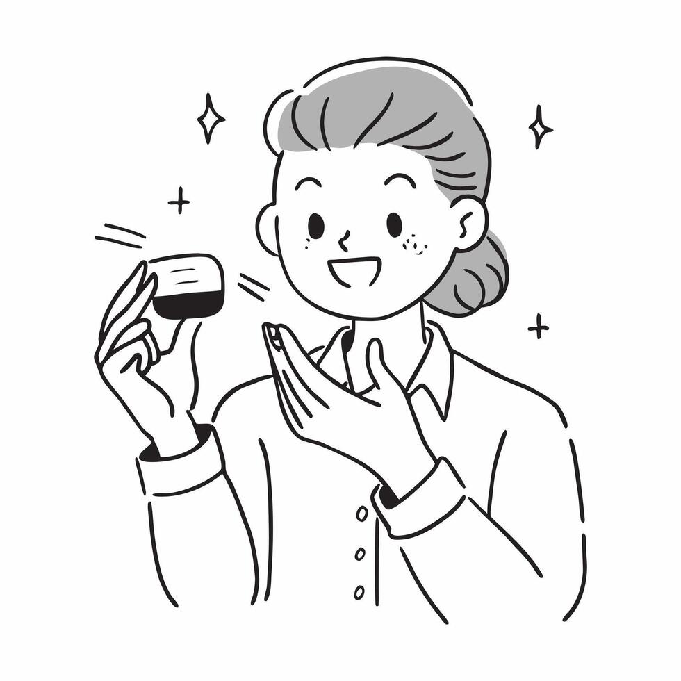 Influencer demonstrating a mockup facial cleanser concept as An influencer demonstrates a mockup facial cleanser highlighting its deep cleansing and refreshing properties Ideal fo Dynamic vector