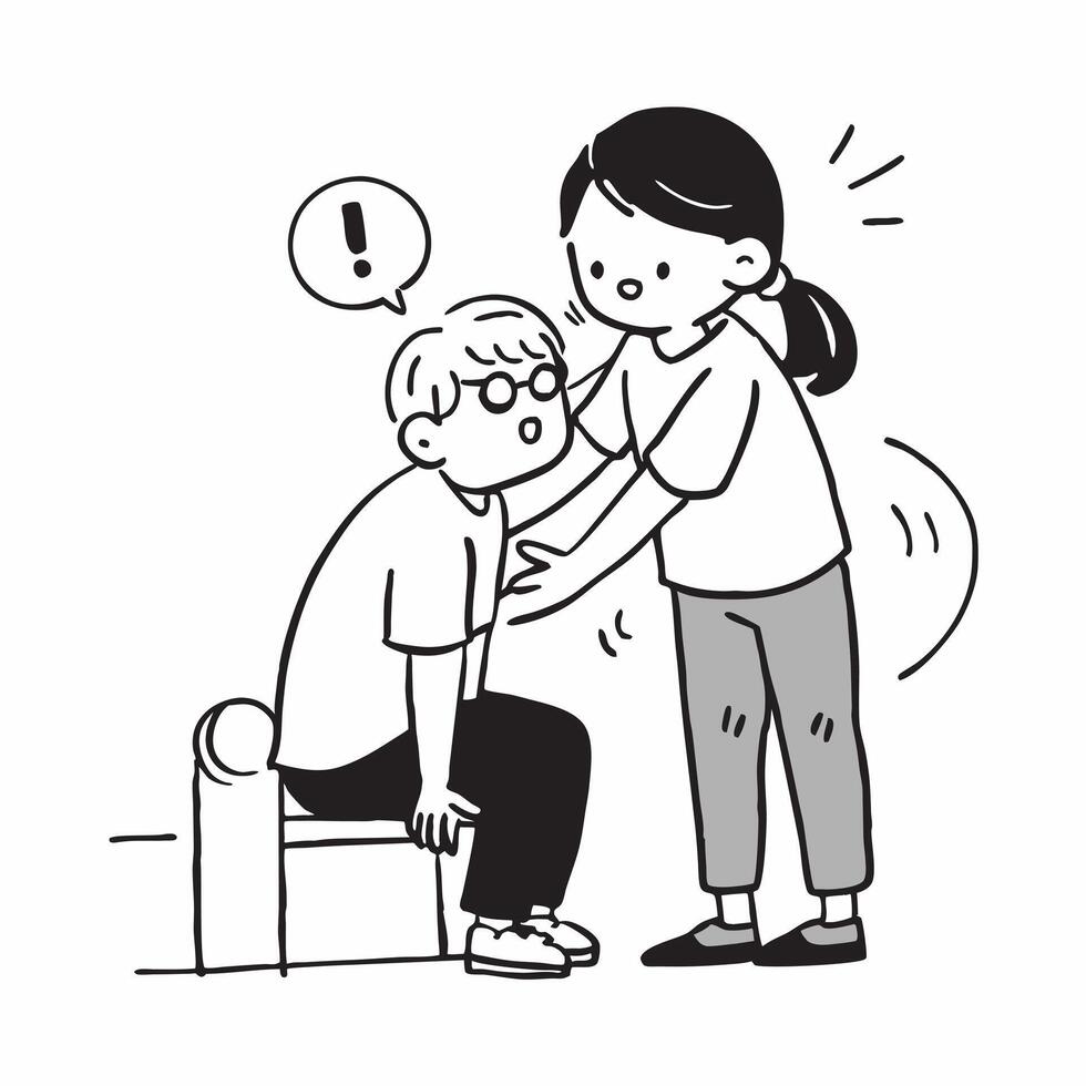 Home health aide assisting a patient with mobility exercises concept as A home health aide assists a patient with mobility exercises emphasizing care and support Ideal for home ca Dynamic vector