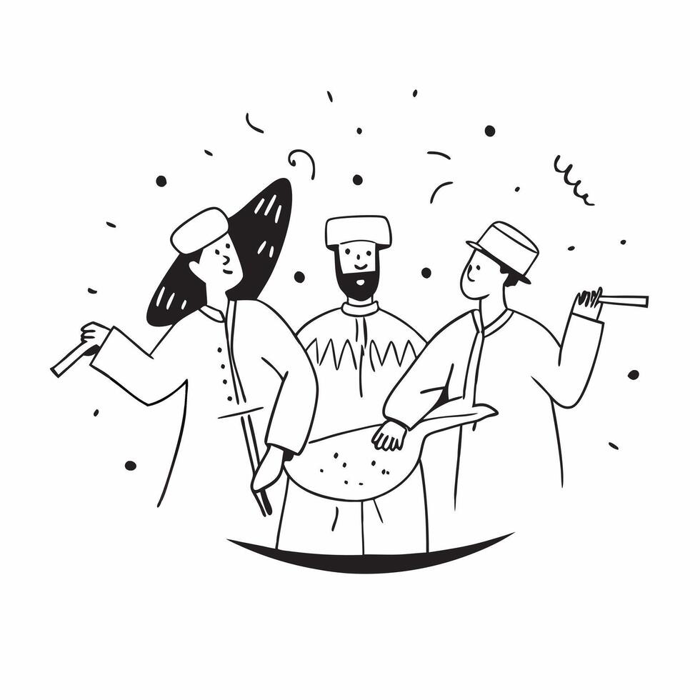 Hispanic musicians performing concept as High resolution image of Hispanic musicians performing with a festive backdrop emphasizing cultural richness and musical heritage in Photo Dynamic Set 2 vector