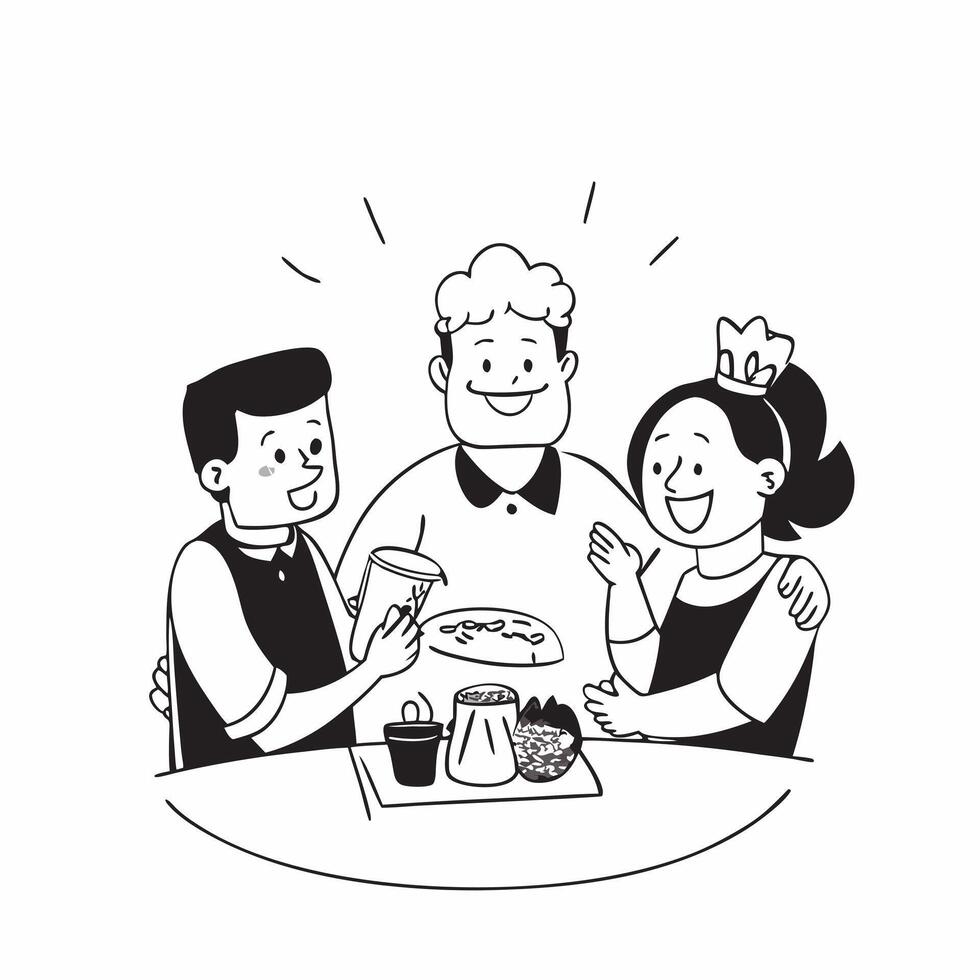 Hispanic family enjoying a traditional meal concept as High resolution image of a Hispanic family enjoying a traditional meal with a festive backdrop highlighting culinary heritage Dynamic vector