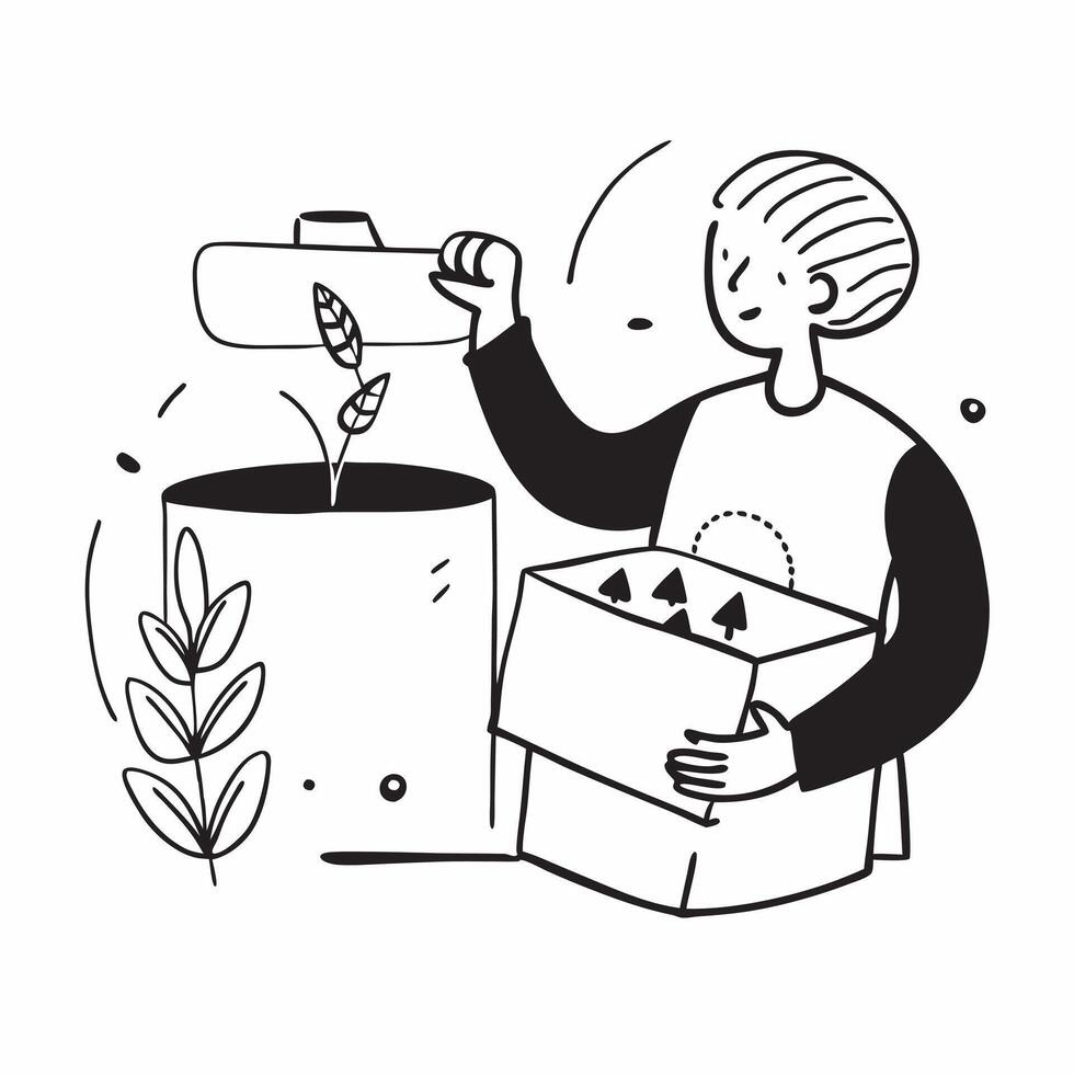 Health influencer promoting a mockup plant based meal subscription box concept as A health influencer promotes a mockup plant based meal subscription box emphasizing its convenienc Dynamic vector