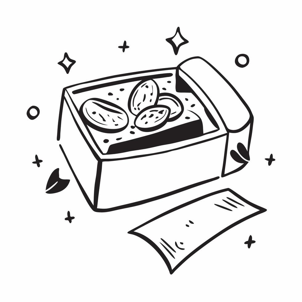 Healthy snack subscription box concept as High resolution image of a healthy snack subscription box with a glossy backdrop showcasing the variety and convenience of receiving nutri Dynamic vector