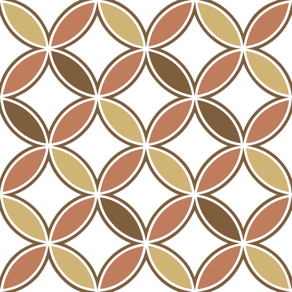 Geometric retro polygon seamless pattern bold colors on white background ideal for home decor concept as Developing geometric seamless pattern with retro polygons in bold colors on Dynamic Set 2 vector