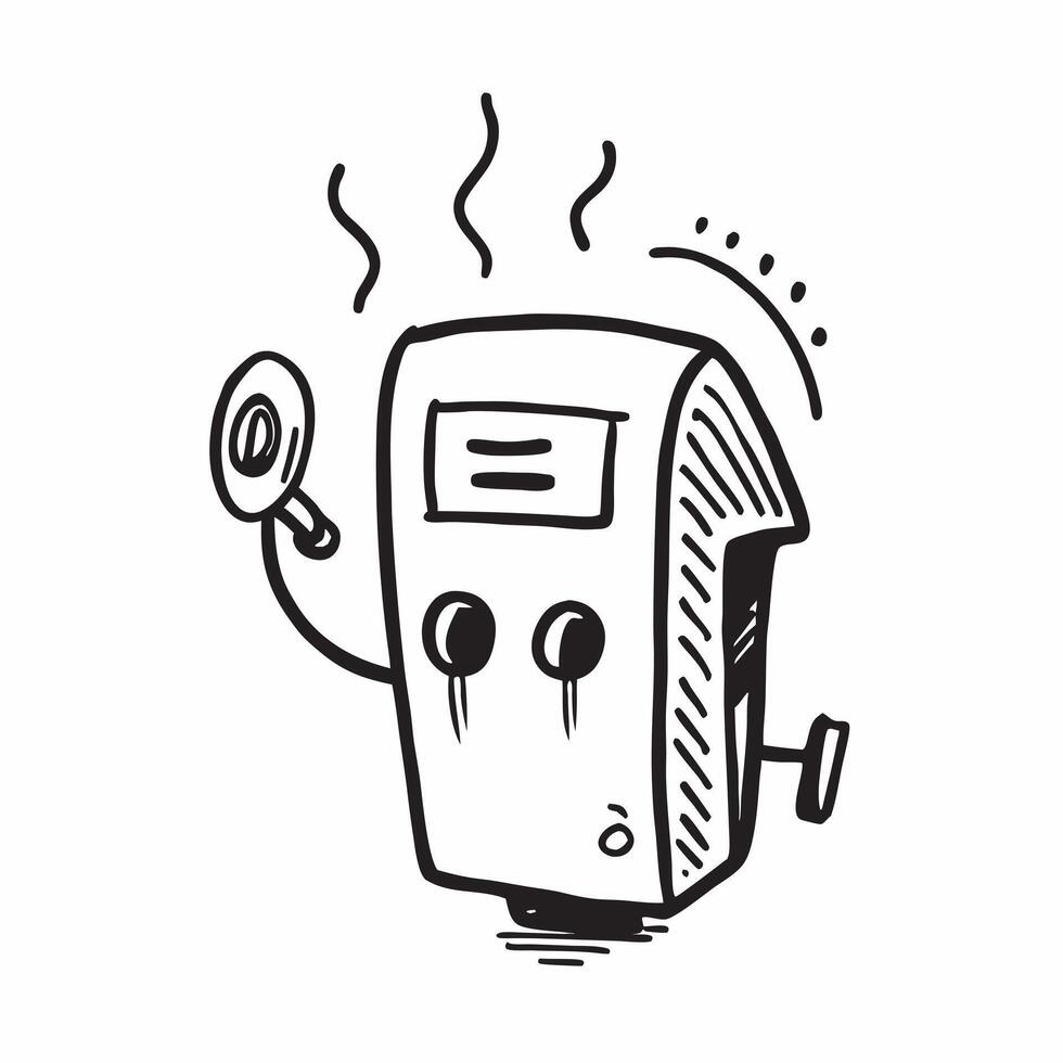 Gas pump icon with copy space on a gray background concept as A image of a gas pump icon with ample copy space on a gray background perfect for fuel and energy themed visual Dynamic vector